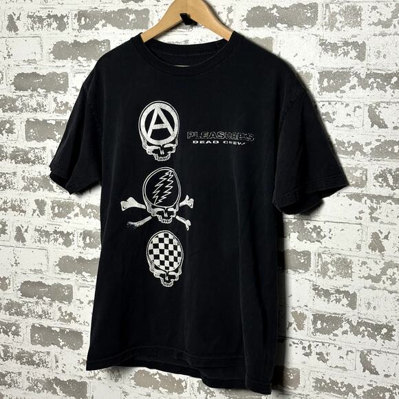 Pleasures X Grateful Dead Dead Crew Collab Shirt Size Large - Picture 2 of 5